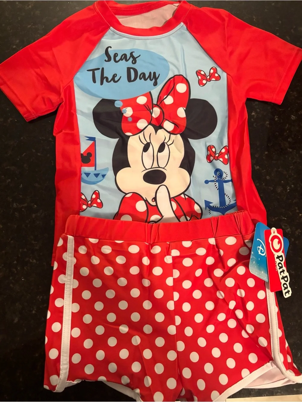 BRAND NEW Disney Red Polka Dot Minnie Swim Bottoms
